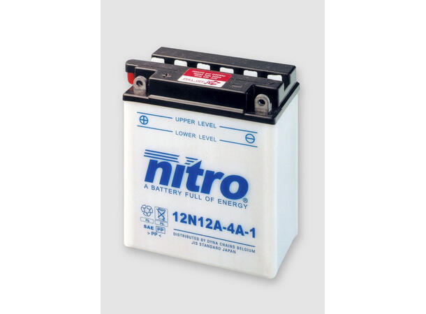 Nitro 12N12A-4A-1-WA - 12V ATV/MC/Snøscooter Batteri